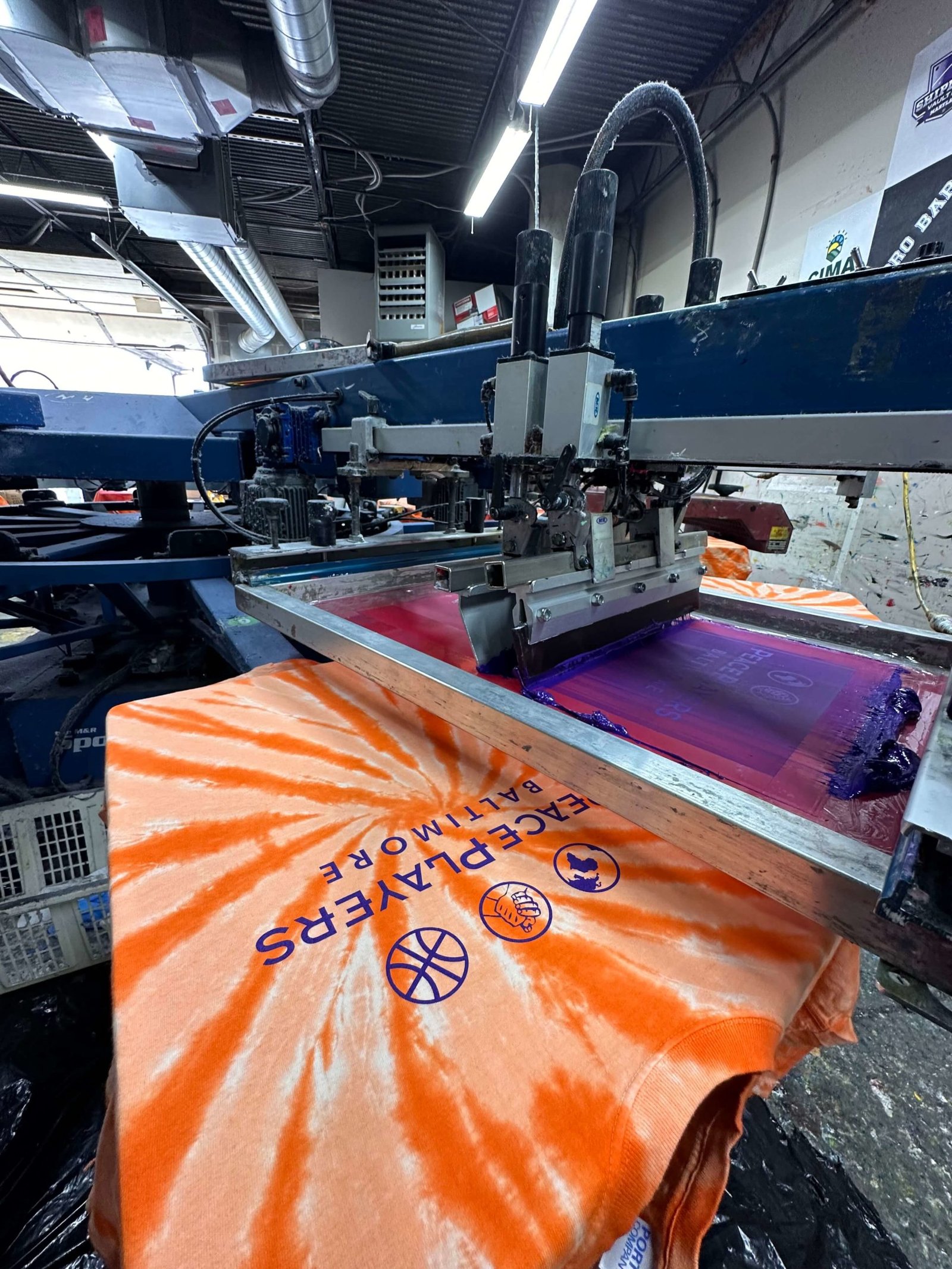 Shirt screen printing